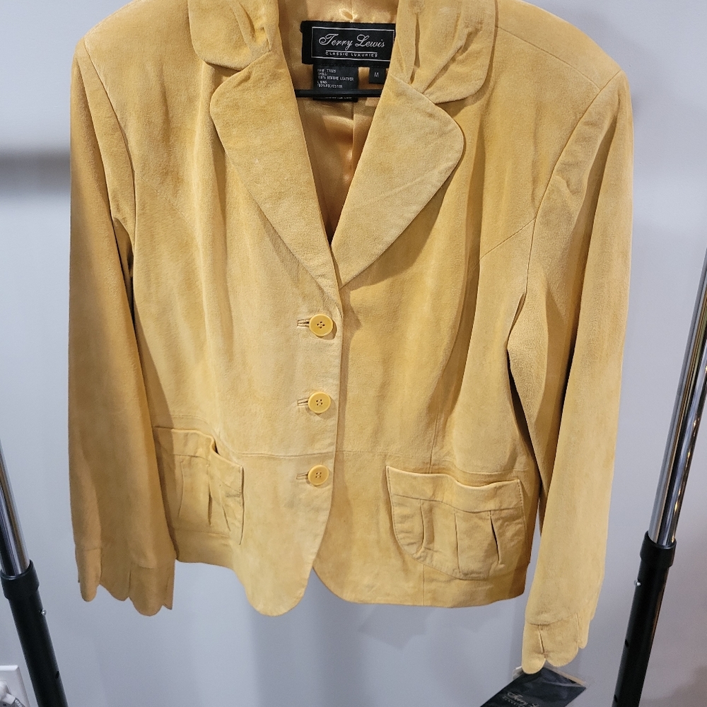 Mustard suede jacket